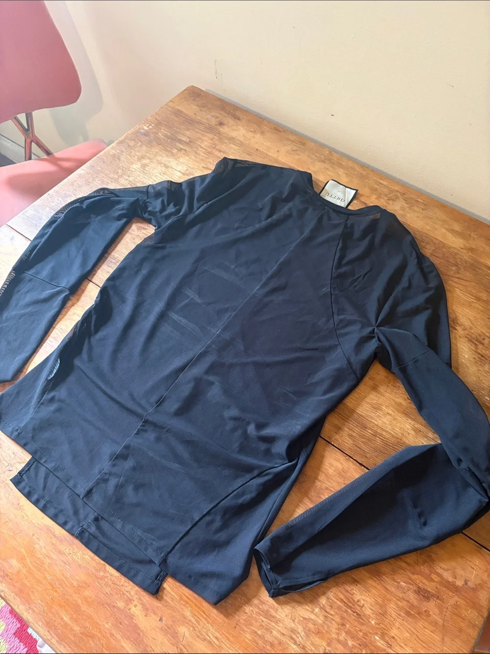 ORTTU Men's Long-Sleeve Swim Top - Black
